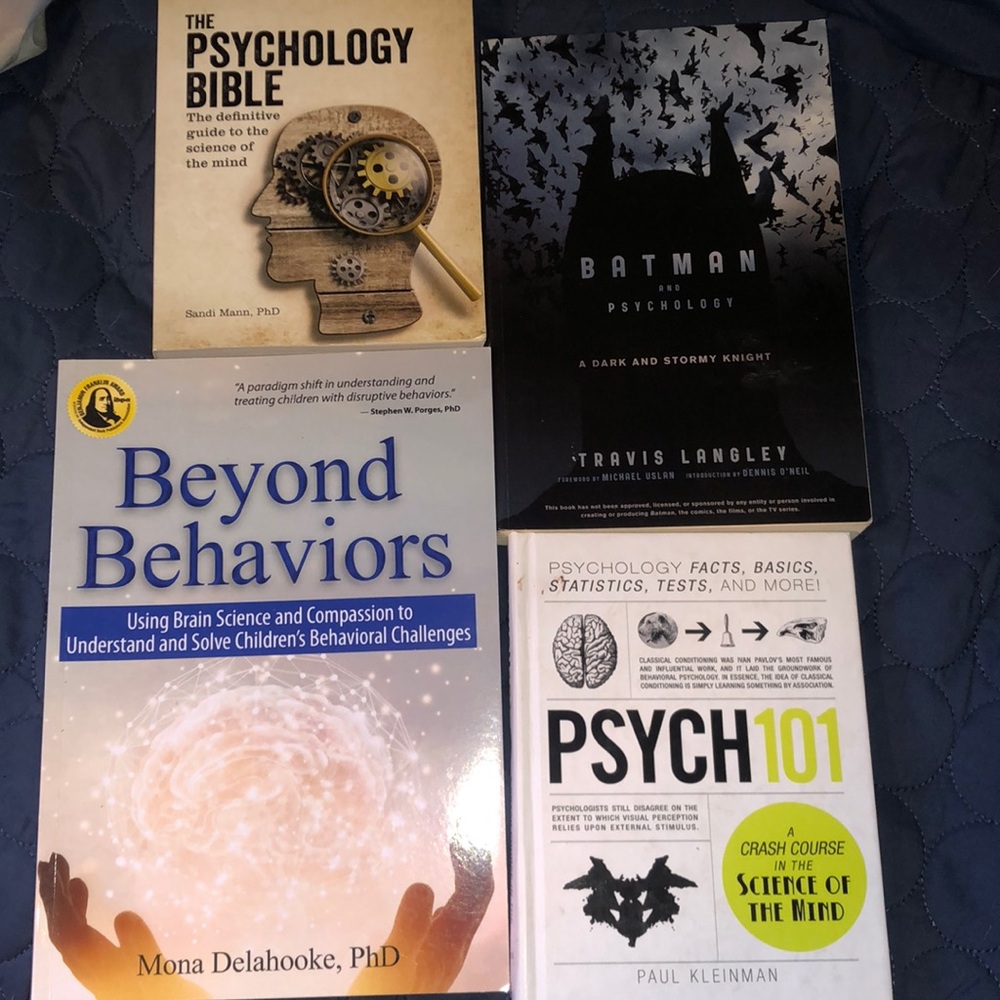 4 set psychology books